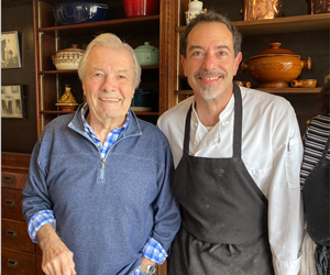Jacques Pepin and chef Jeffrey Defrancesco