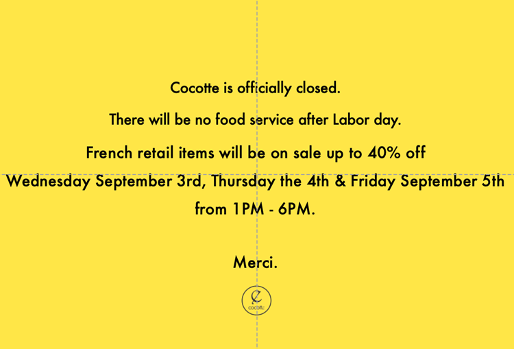 sales September 3rd, 4th and 5th